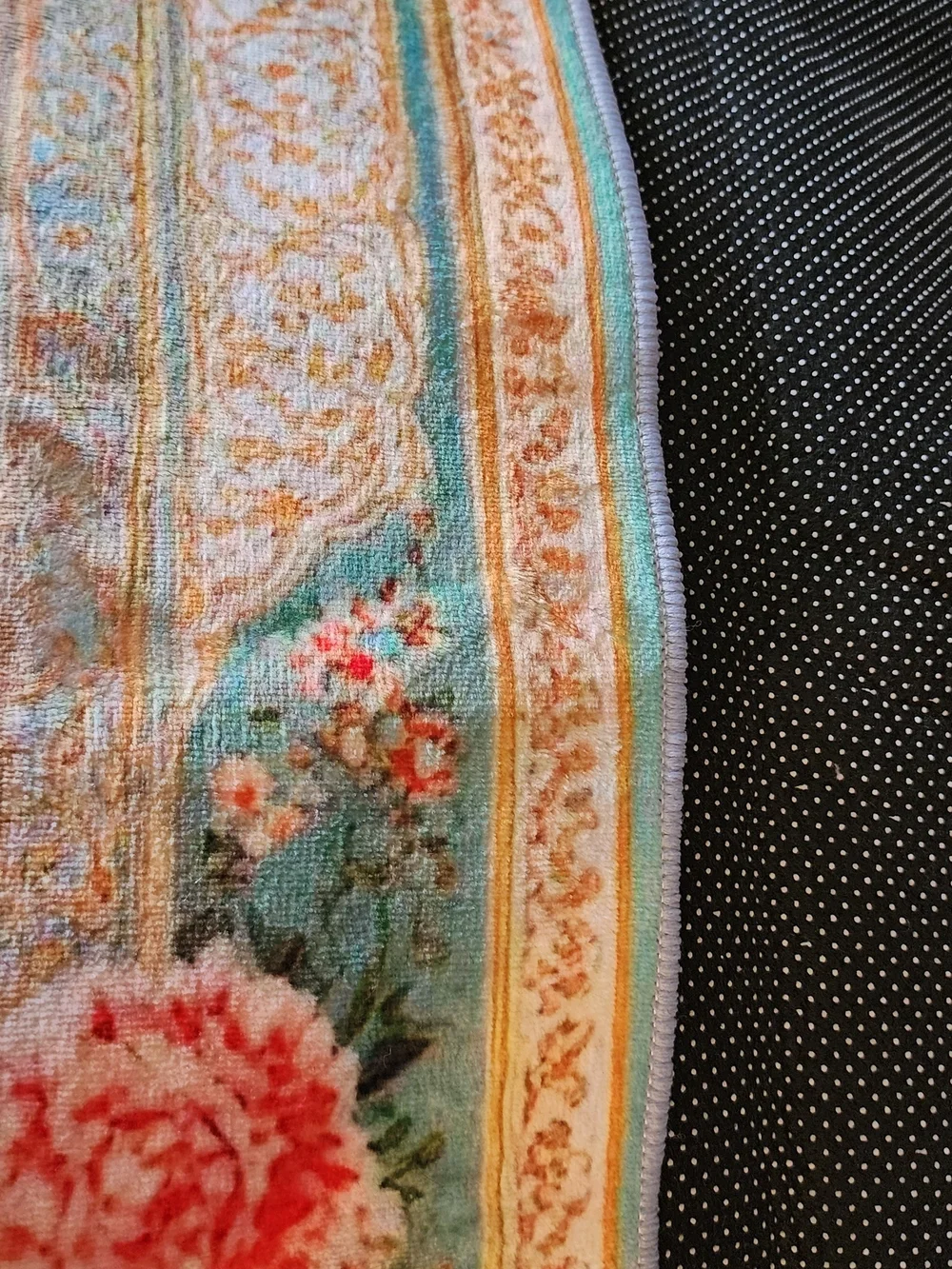 🟩Mint Green Floral Prayer📿✨️Rug